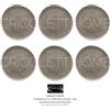 Rosenthal - Junto Pearl Grey - Set 6 Piatto Piano/frutta/dessert cm 22