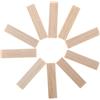 10pcs 50 / 80mm Blocchetto di Legno di Balsa Quadrato Vuoto per Decorazioni