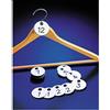 Garcia de Pou Numeri Guardaroba Doppi 1-100 Ø 4,5 Cm Bianco Pvc - 1 Unità
