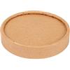 Garcia de Pou 1000 pezzi - Coperchi per torte gelati 120 ml 280 + 18 Pe G/M2 Ø7,7 cm Marrone Cartoncino.