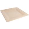 Garcia de Pou Piatto Quadrato Bionic 26,2X26,2 Cm Naturale Cellulosa - 50 Unità
