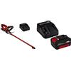 Einhell 3410683 Tagliasiepi Doppia Lama, Batteria Agli Ioni Di Litio Da Lunghezza Di Taglio 460 Mm, 18 V & 4512042 Power-X-Change Starter Kit, Caricabatteria E Batteria Da 4000 Mah Li-Ion, Nero