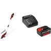 Einhell GE-CG 18/100 Li T-Solo Forbici Tagliasiepi a batteria Power X-Change & Originale Starter Kit 4,0 Ah con batteria e caricabatterie Power X-Change