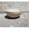 Mondo artistica CIOTOLA VASO ROTONDO CIOTOLINA PER PIANTE E FIORI DA GIARDINO IN CEMENTO MARMO