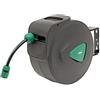 STIER Avvolgitubo da giardino STIER SGS-300 30+2 m, con lancia a pistola, avvolgimento automatico, tubo da giardino, scatola da parete orientabile di 180°, protezione UV, protezione dalle intemperie