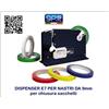 GPS GENERAL TAPE PZ. 2 SIGILLA SACCHETTI SIGILLATRICE CON NASTRO ADESIVO DA 9mm SCOTCH DISPENSER
