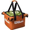Wilson Cesto per Palline da Tennis, Tennis Teaching Bag, capacità 150 Palline, Arancione, WRZ541100