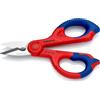 KNIPEX Forbici da elettricista professionali KNIPEX con portaforbici - Qualità tedesca