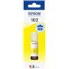 Epson EcoTank, Serie 102, Flacone Inchiostro per Stampanti EcoTank, Single Pack 1 Colore (Giallo), 70 ml, Inchiostri Dye e Pigmentati