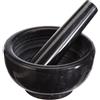 Küchenprofi Mortaio in marmo 11 cm, colore: Nero