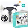 CiaoBosi Lampione Faro Giardino Stradale Crepuscolare Ufo con Pannello Solare 320-500W