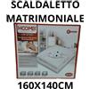 Scaldaletto Coperta Termica Riscaldante Elettrica Termo Timer Pile Inverno Caldo
