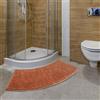 Tappetino da bagno curvo Tappetino da bagno per doccia a forma di ventaglio