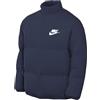 Nike Giacca Uomo Club Puffer Jkt, Midnight Navy/White, FB7368-410, 2XL