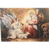QUADRO CANOVACCIO MEZZO PUNTO PICCOLO DA RICAMARE 50 x 70 " NATIVITA' "
