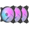 DARKFLASH Set ventole di raffredamento RGB Kit Gaming per PC Computer Pack da 3 120x120 mm