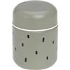 LÄSSIG bambini piccoli Termo scalda scatole di porridge merendine a prova di perdite Acciaio Inox 350 ml/Food Jar Happy Prints olive