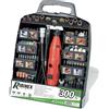 Ribimex Kit Mini Trapano per Modellismo 135W Set 300 Pz Con Accessori Multiuso Ribitech