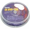 BENQ 10 PZ. DVD+RW 4X - 4.7GB DVD VIDEO 120 MINUTI PER TV COMPUTER LETTORE DVD
