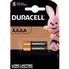 Duracell Batterie Pile Monouso Duracell Foto, "AAAA", 2 pz