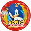 Rainbow 8 PIATI CARTA SONIC 20 CM FESTA PARTY COMPLEANNO