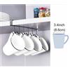 PS STORE 2 PEZZI GANCI DA CUCINA ARMADIO DISPENSA TAZZE UTENSILI MESTOLI RASTRELLIERA