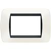 Bticino Placca 3 Moduli In Tecnopolimeri Colore Bianco BTICINO L4803PB