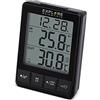 Bresser WeatherCenter 7002500 Stazione metereologica, stazione meteo  wireless con sensore termo-igrometro, anemometro e pluviometro