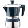 Pedrini Caffettiera My Moka Induction , 3 Tazze Blu Notte