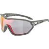 ALPINA Unisex - Adulti, S-WAY QV Occhiali sportivi, moon-grey matt, One Size