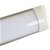 BES Plafoniera LED Slim 120cm Silver per Banco Macelleria Alimentari Colore Rosa 40w