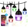 Catena luminosa BLUETHOOT esterno rgb smart led multicolor lampadine giardino