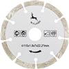 BES Disco Diamantato 115mm Smerigliatrice Taglio Cemento Piastrelle Edilizia