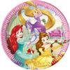 BES Piatti Disney Principesse 23 cm Set 8 Pz Ariel Bella Raperonzolo Festa Tema