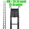 Portatile Heavy Duty Multiuso Alluminio Scala Telescopica