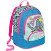 SEVEN SJ ZAINO SCUOLA SJ GANG GIRL ELEMENTARI TONDO MAXI ROSA AZZURRO BAMBINA