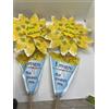 5 10 pezzi girandola ghirlanda festa della donna 8 marzo mimosa 47 cm