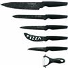Royalty Line Set Coltelli Royalty Line RL MB5N Nero Antiaderente 5 pezzi + Pelapatate OFFERTA