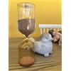 MASCAGNI CLESSIDRA VETRO 30 MIN SABBIA BEIGE SCURO 24,5X7,5 MASCAGNI ONE TEMPO cod O1381
