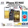 Apple IPHONE XS MAX " SOFT OLED " DISPLAY TOUCH SCREEN FRAME PARI ORIGINALE GLS