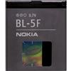 Nokia Batteria originale BL-5F per 6210 6290 E62 E65 N93I N95 N96 Pila Nuova