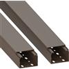 Cablecoach Cable Coach Habengut | Canalina per cavi (con foro di montaggio sul fondo) 40 x 60 mm, in PVC, lunghezza 2 m (2 x 1 m), marrone