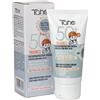 Tahe Sun Protect - Fotoprotettore solare viso in crema pediatrica Fps 50+ protezione molto alta, 50 ml