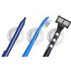 Schneider Klick-Fix - Supporto universale per spazzolino da denti, rasoio, cavi, penne e molto altro ancora, fino a max. 150 g, set da 5 pezzi, bianco
