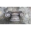 mondo artistica CAPITELLO IONICO TERMIALE PER COLONNA DA ESTERNO IN CEMENTO ARREDO GIARDINO