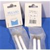 PEGASO PRL) BACCHETTE TENDE OTTONE ASTE Ø 8 mm ESTENSIBILI cm 40 CURTAIN FINESTRA ASTA