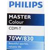 Philips LAMPADA MASTER COLOUR PHILIPS CDM-T 70W/830 G12 196996 USATA TESTATA 5pz