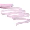 Furlanis - Nastro Bamby Raso Scozzese, Vicky Quadrettato, Tessuto Italiano - Rosa Baby, 10 mm x 25 m