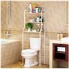 Scaffale Bagno sopra WC Salvaspazio 3 Ripiani Mobile