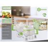 HOOMEI Robot Da Cucina Manuale Spremiagrumi Grattugia Affetta Verdure Lame Acciaio Inox